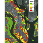 Downtown Charleston Map 6 Feet Sea Level Rise - Will Boone